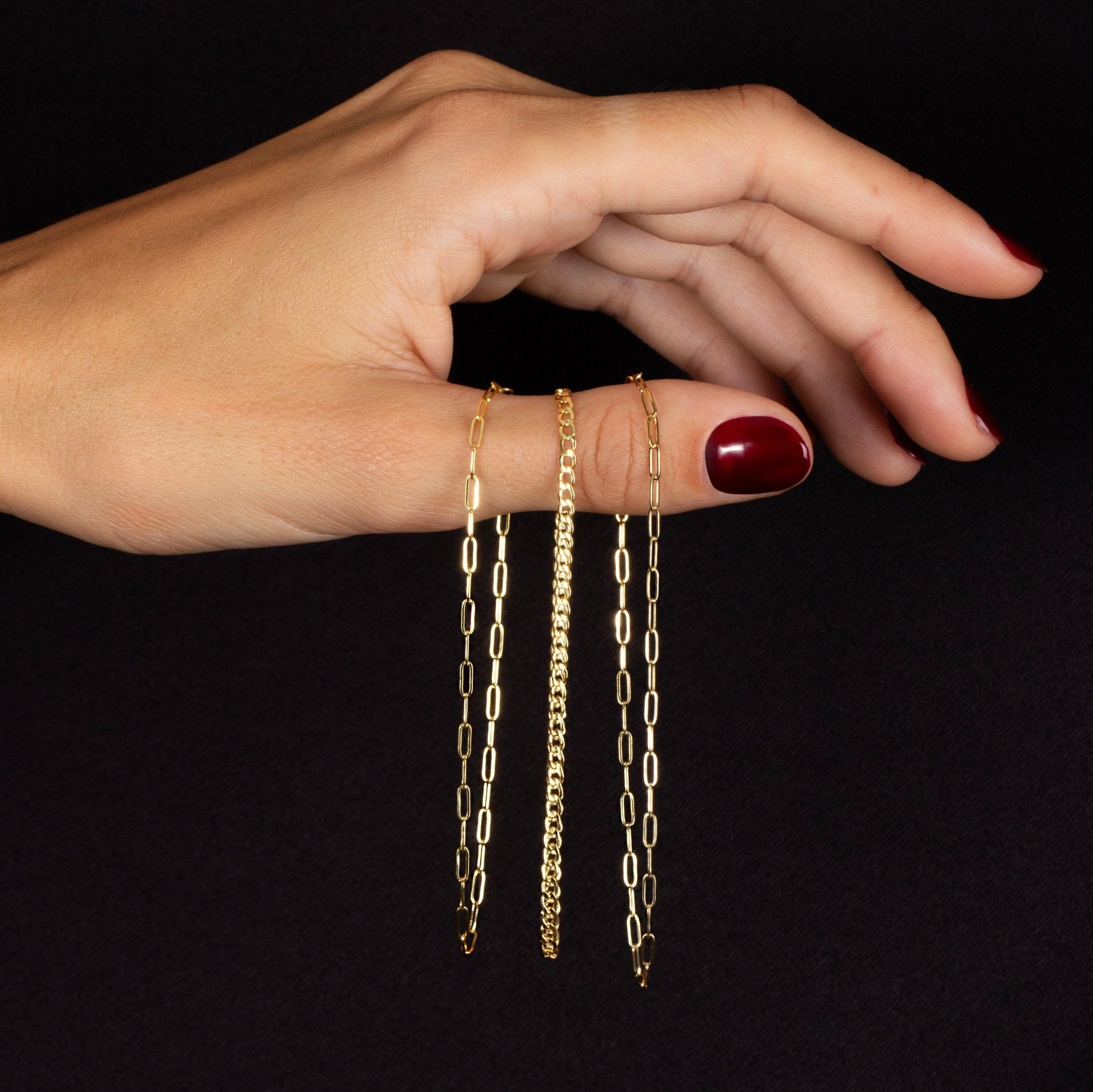 Micro Paperclip Chain Bracelet - Zayla - Bracelet