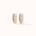 Hudson Diamond Huggies | 14k Gold