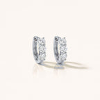 Hudson Diamond Huggies | Sterling Silver