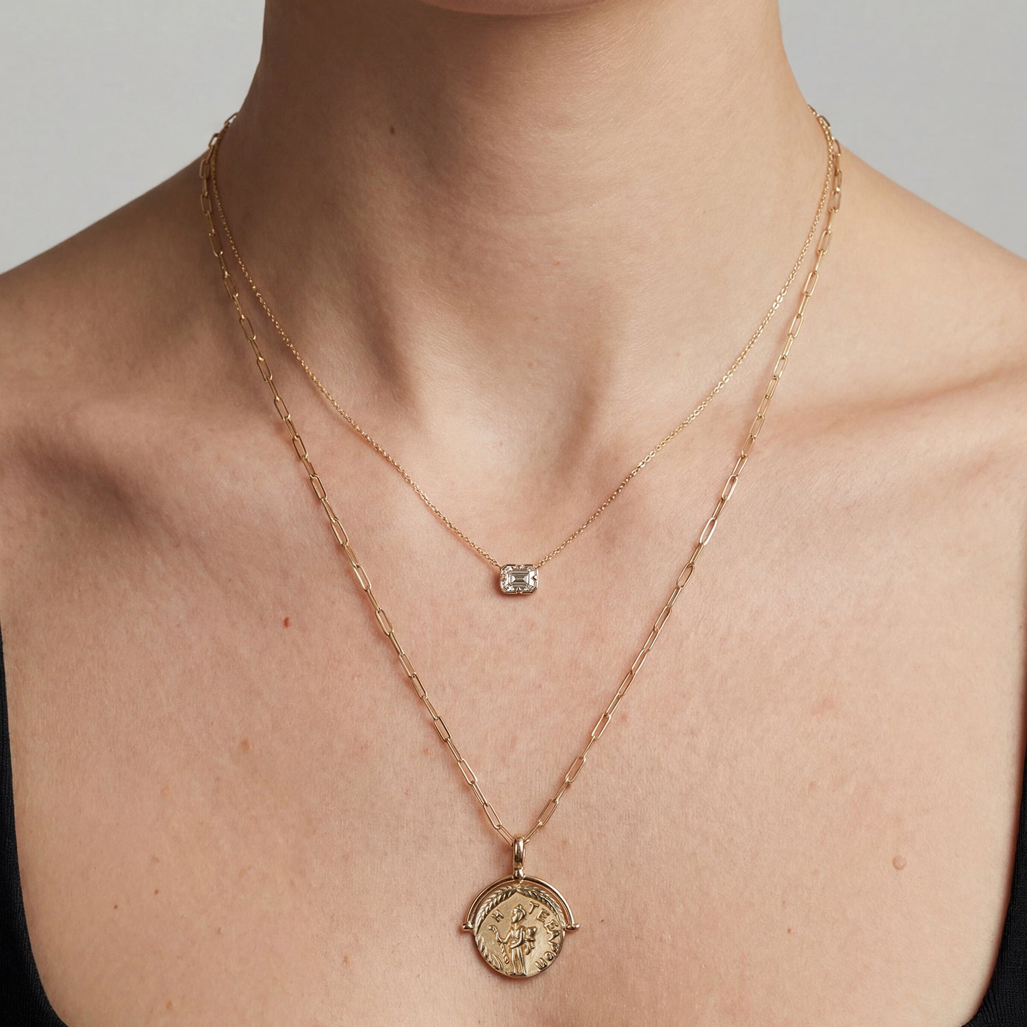 Prism Diamond Pendant Necklace