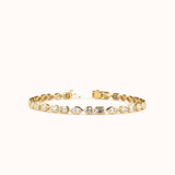 Mélange Mixed Diamond Tennis Bracelet - 5.4 ctw