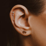 Snake Flatback Stud - Zayla