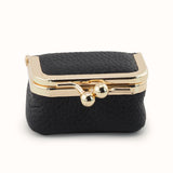 Kiss-Lock Leather Jewelry Case