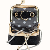 Kiss-Lock Leather Jewelry Case