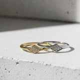 Diamond Pavé Signet Ring