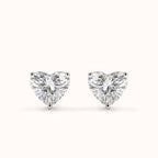 Love Language Heart Studs