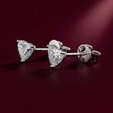 Love Language Heart Studs - Zayla - Earrings