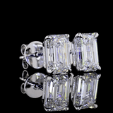 Horizon Diamond Studs | White Gold