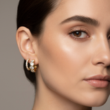 Diamond Hug Duo Earring Set