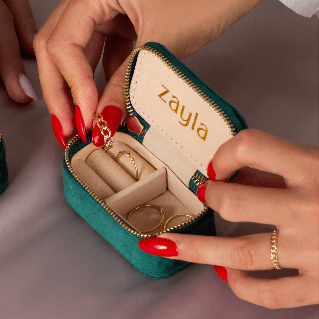 Jewelry Travel Case - Emerald – Zayla