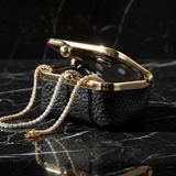 Kiss-Lock Leather Jewelry Case