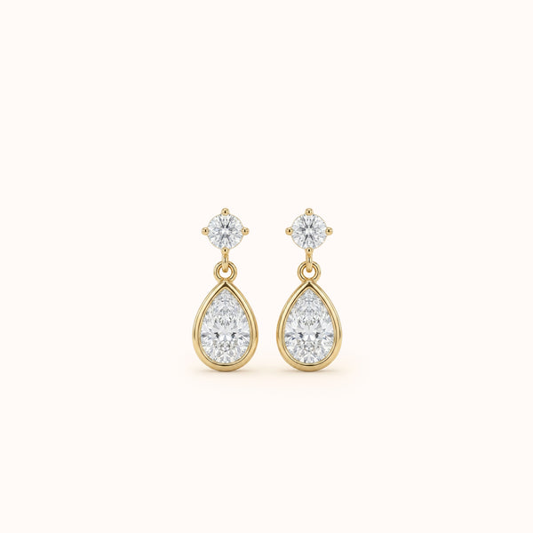 Vesper Drop Flatback Stud