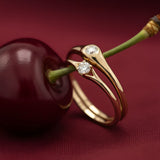 Diamond Slim Dome Ring