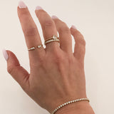 Arc Deco Cuff Ring