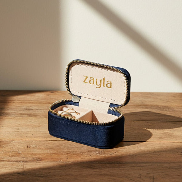 Jewelry Travel Case - Navy – Zayla