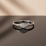 Diamond Pavé Signet Ring